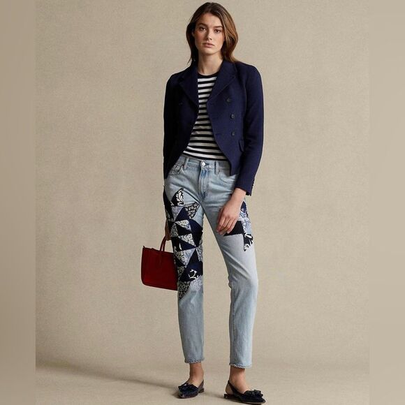 Polo Ralph Lauren Denim - NWT - Polo Ralph Lauren - The Avery Boyfriend Patchwork Jean - Size 29
